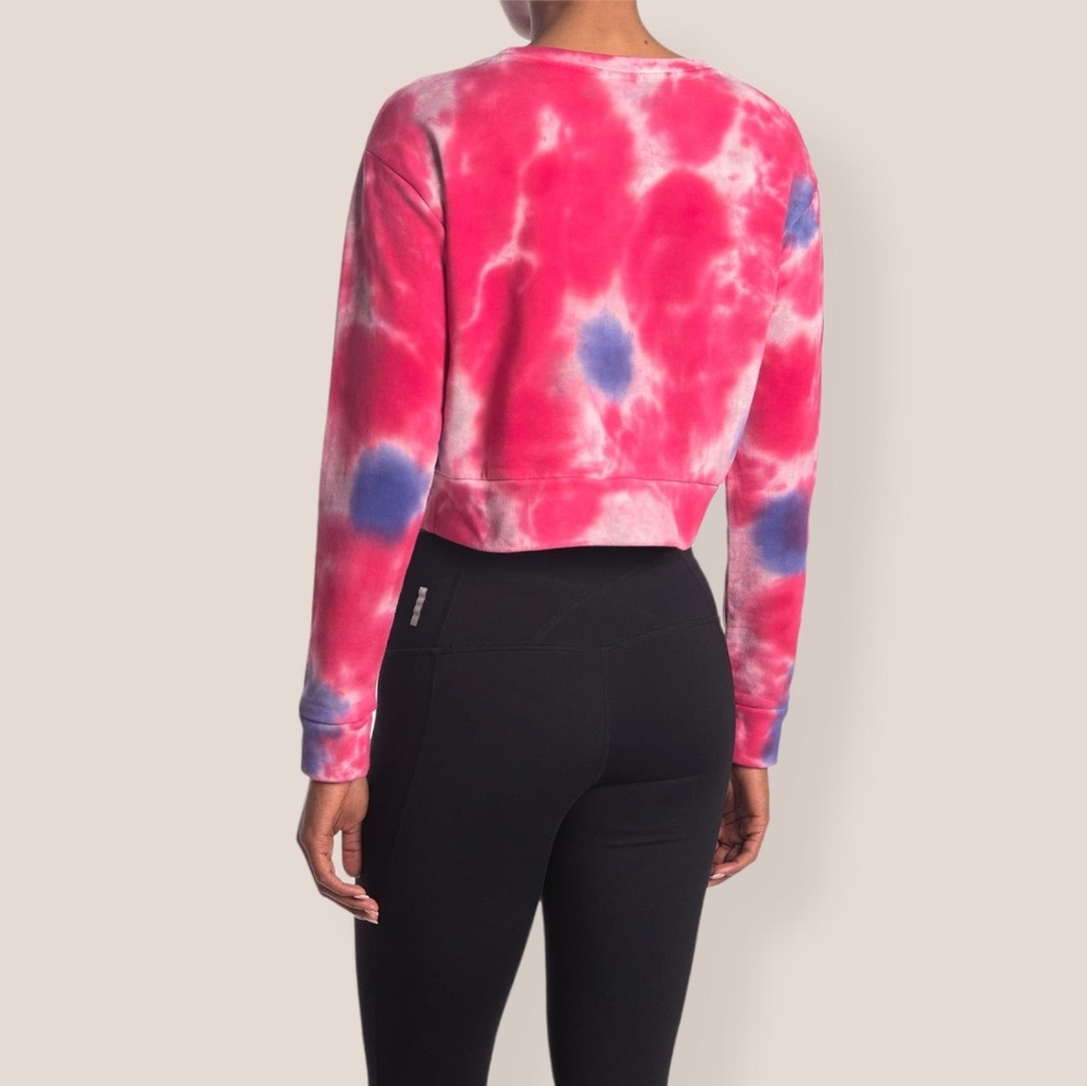 Kappa Galz Tie Dye Cropped Sweatshirt - Picture 3 of 3